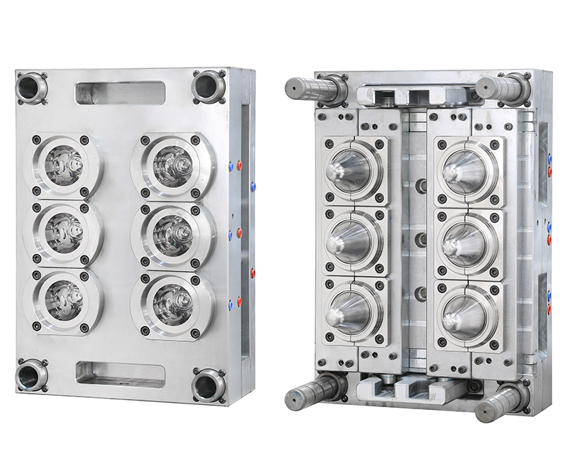 6 cavities  PET Jar Preform Injection Mold